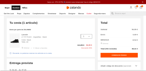 Code promo shop zalando lacoste