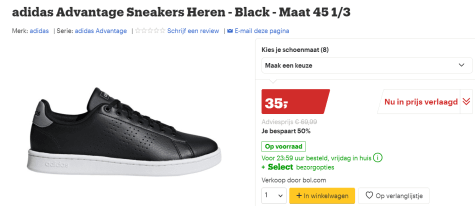 adidas advantage heren