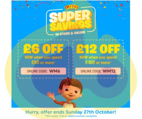 smyths vouchers 2019