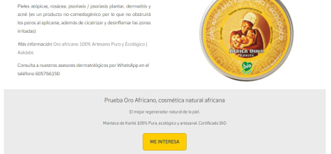 ORO AFRICANO 100 ml