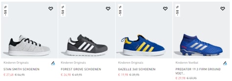 50% korting op alles in de Flash Sale bij Adidas Aanbiedingen