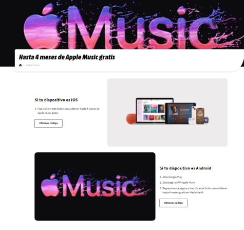 Hasta 4 meses GRATIS de Apple Music con MediaMarkt