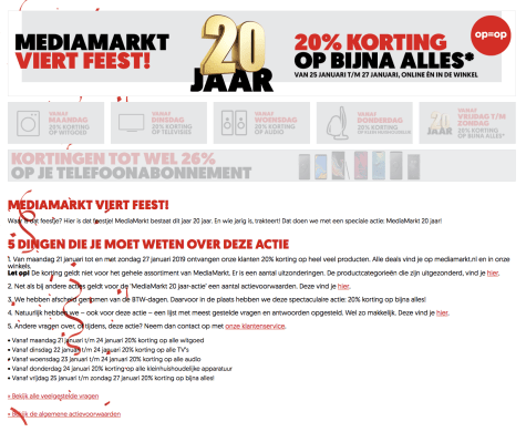 20 Korting Op Bijna Alles