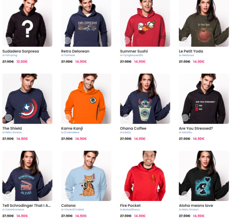 Sudaderas molonas por 14,90€ en Pampling
