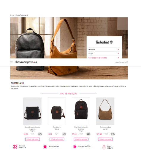 timberland showroomprive