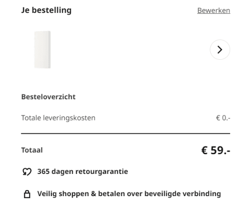 zegen Brig Prestigieus GODMORGON Bovenkast voor €59 incl. verzending bij Ikea