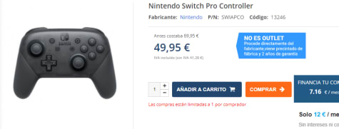 Buscas 'el chollo' por un mando Nintendo Switch Pro Controller? Encuéntralo  desde 61€