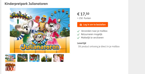 Toegang Kinderpretpark Julianatoren Voor €17,50