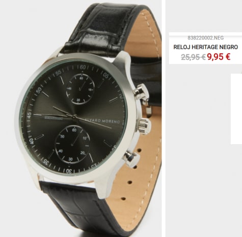 Reloj Negro para Hombre por 9.95€ en Alvaro