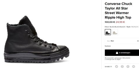 converse chuck taylor all star street warmer ripple high top