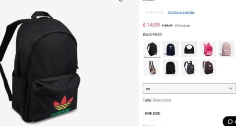 Mochila Adidas a 14,99€