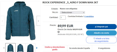 Plumas Rock Experience aero f down man jkt