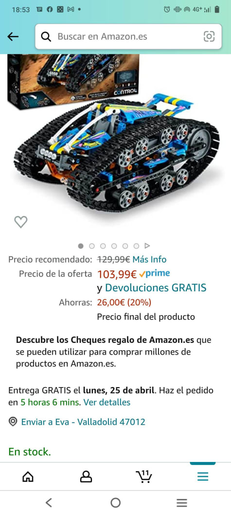 LEGO Technic Vehículo Transformable Controlado por App 42140