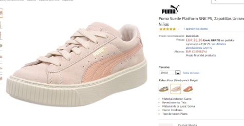 puma suede 26