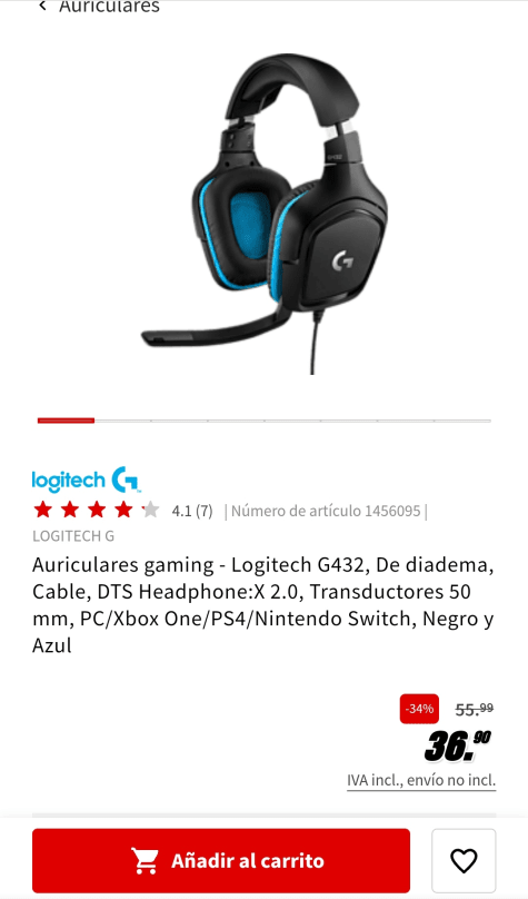 logitech g432 gaming headset – Compra logitech g432 gaming headset con  envío gratis en AliExpress version