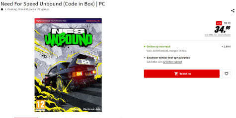 Jogo PC Need For Speed: Unbound – MediaMarkt