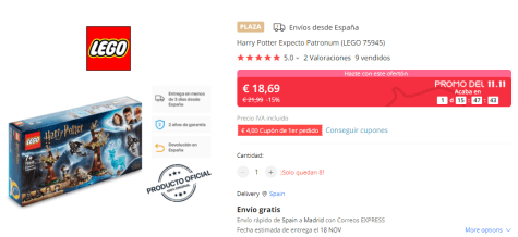 Legos Harry Potter de segunda mano por 50 EUR en Madrid en WALLAPOP