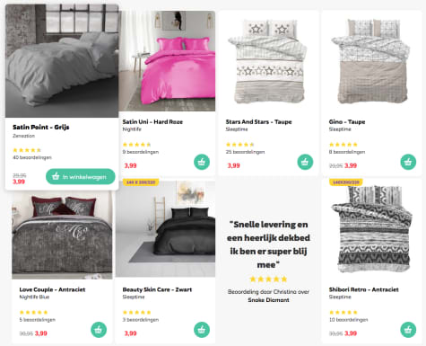 Tot 90% korting in de outlet van Dekbed-Discounter Aanbiedingen Tot 90% korting in de outlet van Dekbed-Discounter Aanbiedingen