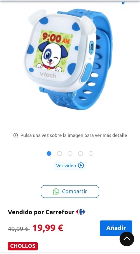 VTech - My first Kidiwatch Reloj mascota para cuidar