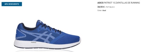 para Hombre Asics Patriot 34.93€ en SportsShoes