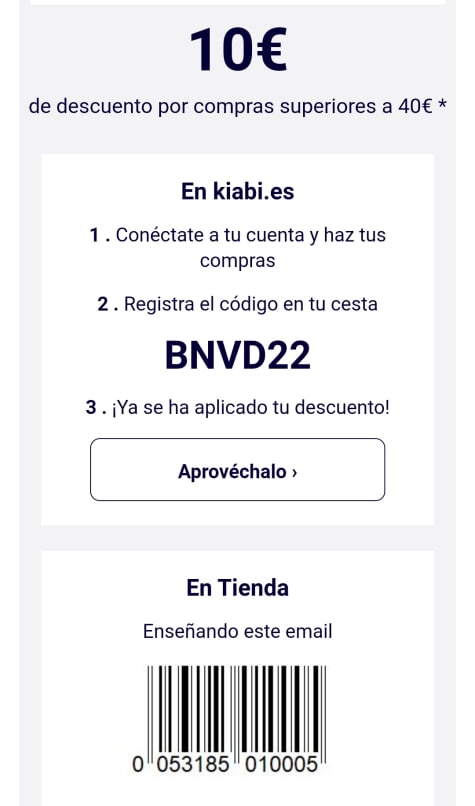 Descuento 2025 kiabi online