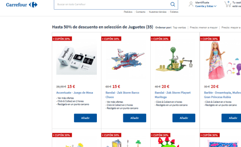 30 descuento juguetes carrefour