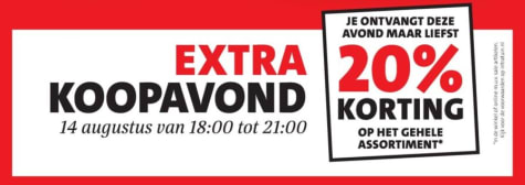 20% korting op alles bij Intratuin op woensdag Aanbiedingen