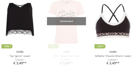 Sale bij Limango tot 94% korting+ €5 korting d.m.v code Aanbiedingen