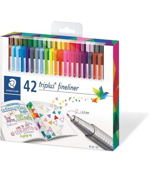 Rotulador Staedtler Triplus Fineliner 334 pack de 24+6 Punta Fina