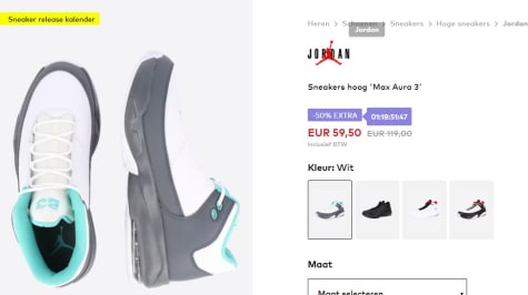 Sneakers Jordan 'Max Aura 3' voor €59,90 bij About You