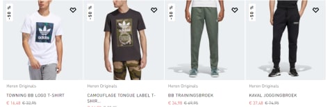 50% korting op alles in de Flash Sale bij Adidas Aanbiedingen