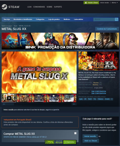 Steam traz jogos de luta da SNK em promoção; confira lista