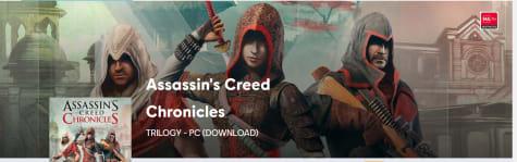 Ubisoft liberou Assassin's Creed Chronicles: Trilogy de graça para todo  mundo no PC