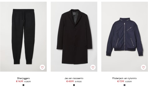 Tijdelijk tot 50% korting op alles online bij H&M Aanbiedingen