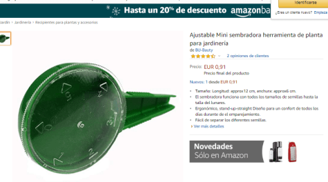 descuento amazon jardineria