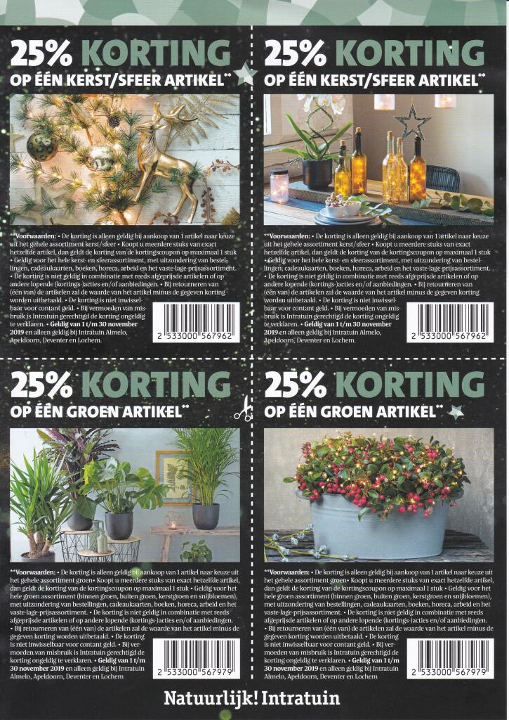 Tot 20% korting op kerst items bij Intratuin Aanbiedingen Enlarged image