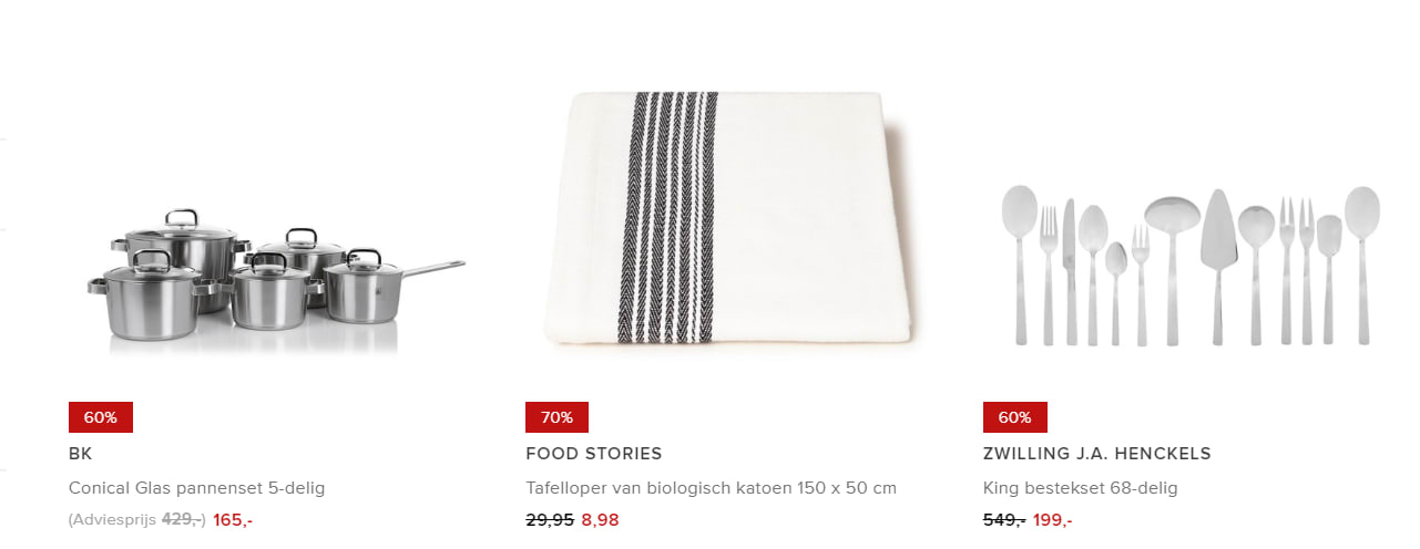 Tot 70% Korting op diverse artikelen in de sale Aanbiedingen Enlarged image