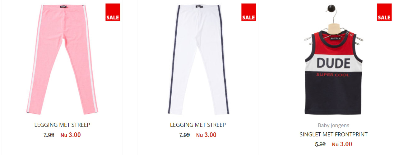 Tot 67% Korting op geselecteerde kleding bij Terstal Aanbiedingen Enlarged image