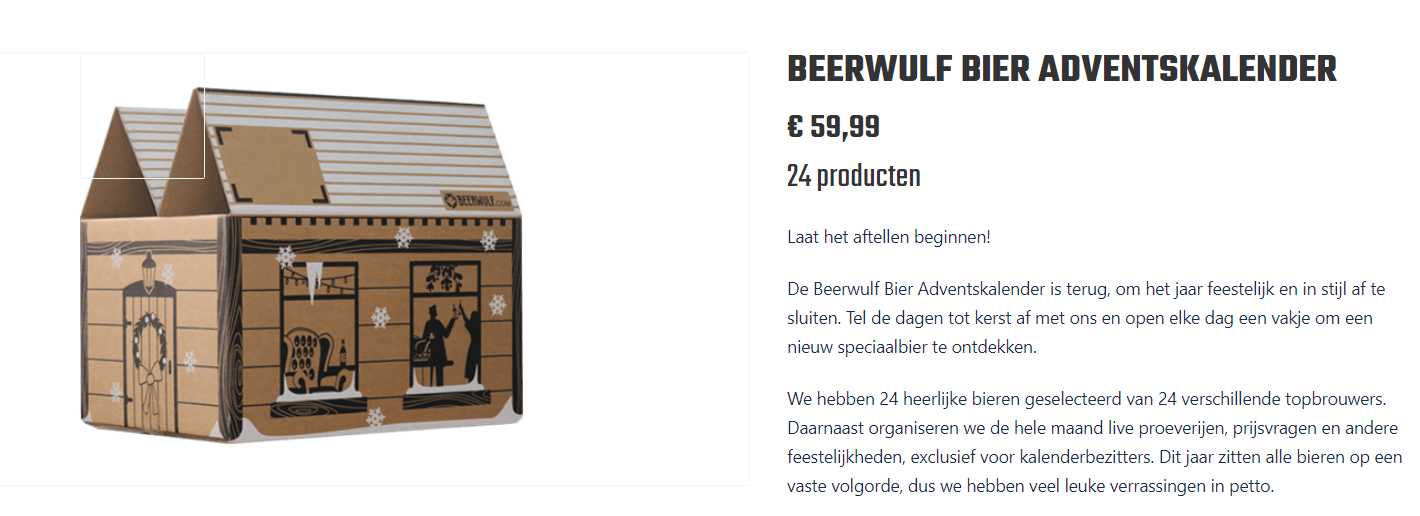 Beerwulf Adventkalender 2020 (24 biertjes) voor €59,99 Aanbiedingen Enlarged image