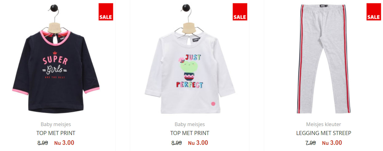 Tot 67% Korting op geselecteerde kleding bij Terstal Aanbiedingen Enlarged image