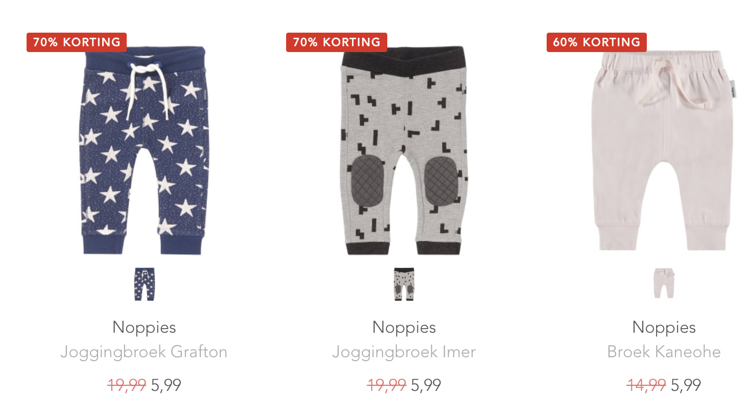 Noppies Outlet met kortingen tot 75% Aanbiedingen Enlarged image