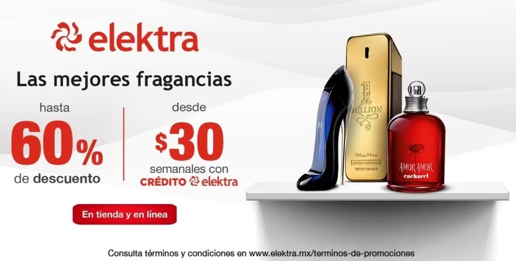 Perfumes con descuento en Elektra; AQUÍ todas las ofertas - Grupo Milenio