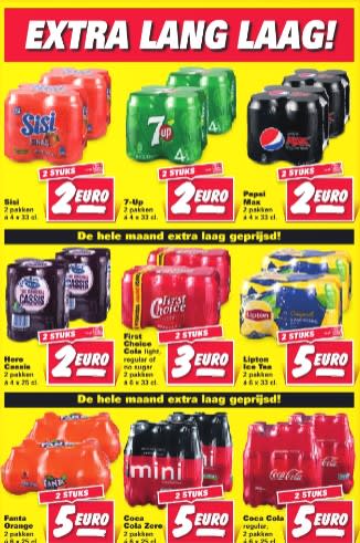 Diverse blikjes frisrank 2 stuks voor €2 Aanbiedingen Enlarged image