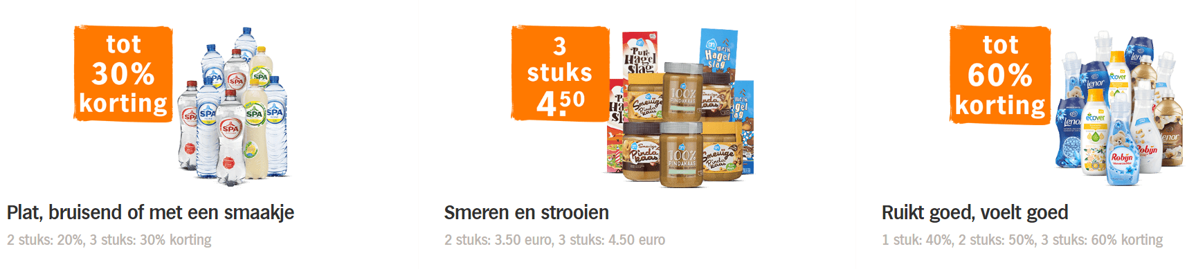StapelKorting Zomerweken bij Albert Heijn Aanbiedingen Enlarged image