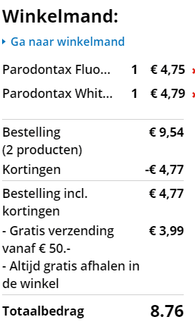 1+1 Gratis op alle Paradontax tandpasta's Aanbiedingen Enlarged image