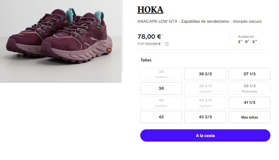 Zapatillas · Hoka · Deportes · El Corte Inglés (84)