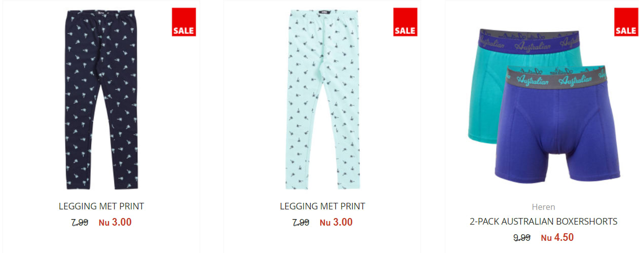 Tot 67% Korting op geselecteerde kleding bij Terstal Aanbiedingen Enlarged image