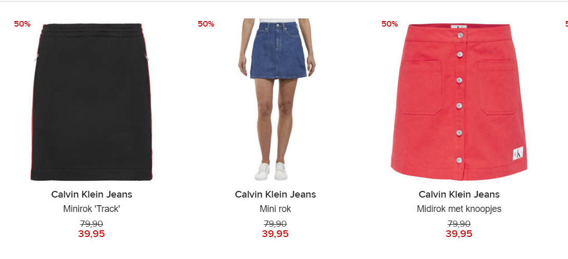Tot 50% Korting op kleding van Calvin Klein Aanbiedingen Enlarged image
