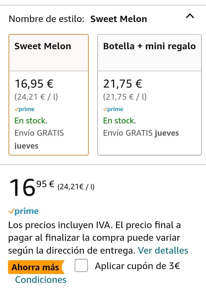 Comprar Ginebra Puerto de Indias Melon - Sweet Melon