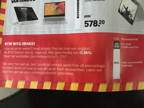 MediaMarkt BTW Dagen vanaf 17 Oktober 2019 Aanbiedingen Enlarged image